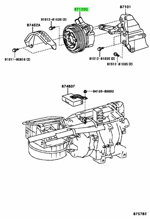 Viscous heater toyota